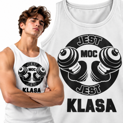 TANK TOP NA SIŁOWNIĘ  JEST MOC
